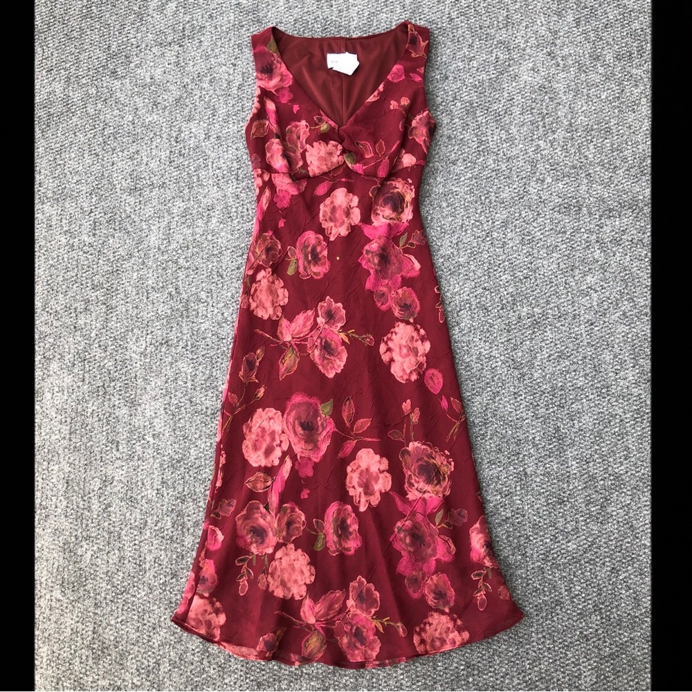 Breakin’ loose vintage sleeveless floral dress size 5/6